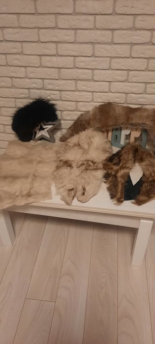 Воротник нат мех чернобурка