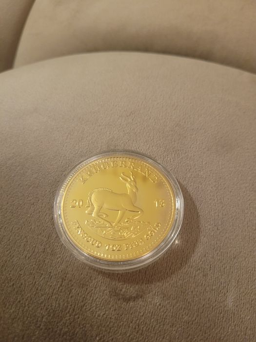 Piękna kopia złota moneta Krugerrand 1oz