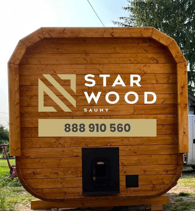 Sauny Sauna Beczka różne wymiary Producent Transport Cały Kraj