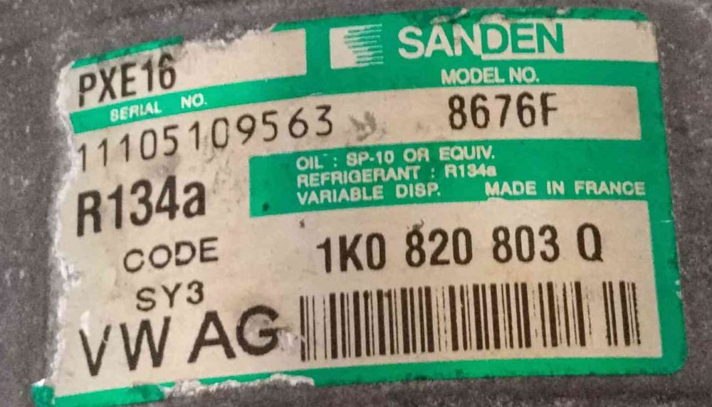 Compressor Ar Condicionado 1K0820803Q - VW PASSAT B6