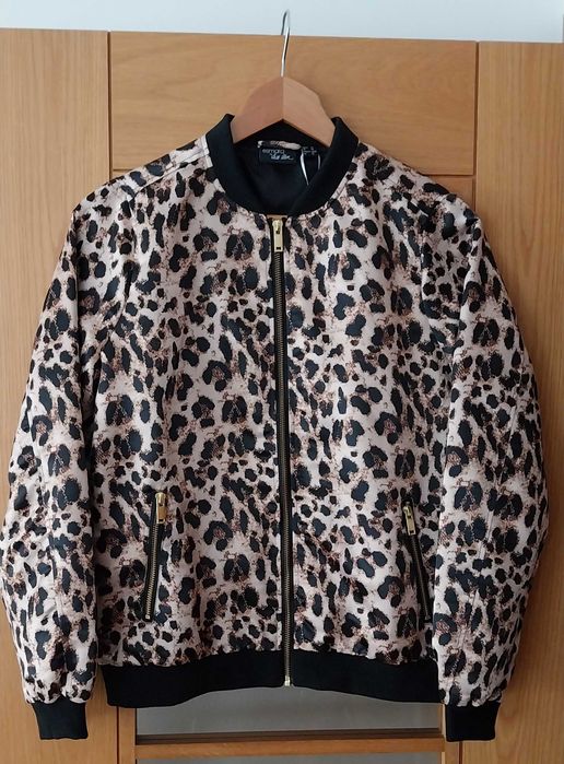 Blusão (bomber) animal print