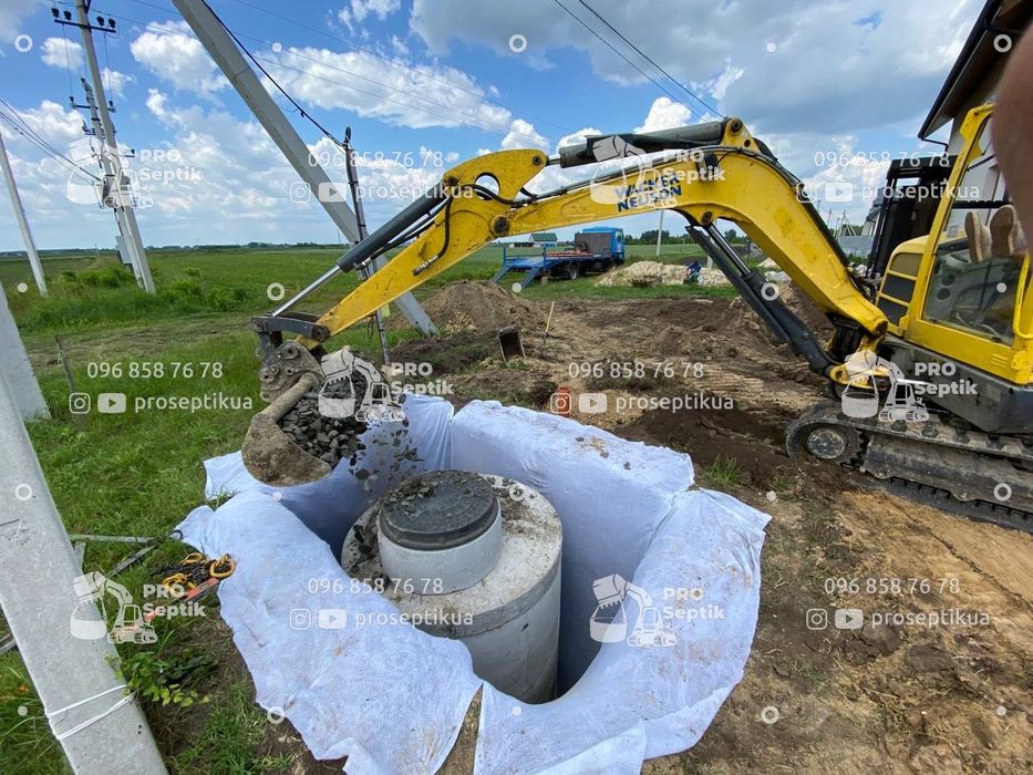 Септик з дренажем Каналізація Бетонні вироби