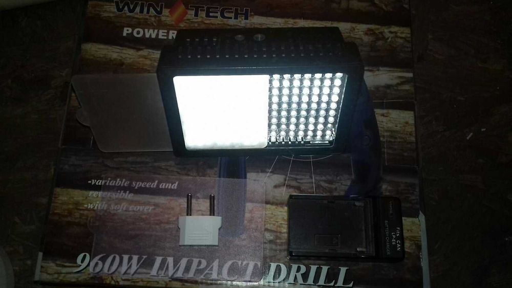 Накамерный свет HD-160 с аккумулятором bk-f960/f970 7800mah