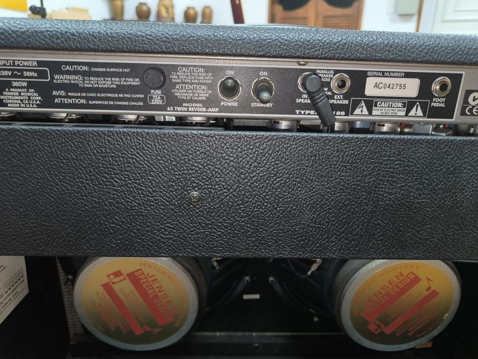 Amplificador Americano Fender twin reverb