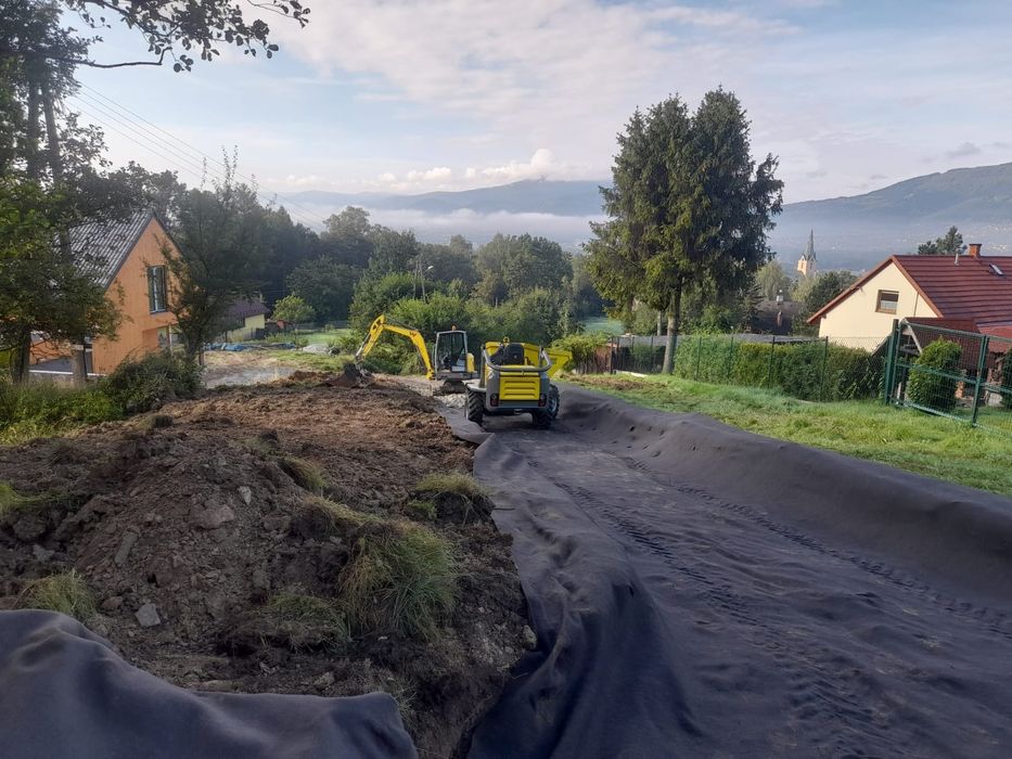 Uslugi koparką ,usługi minikoparką,prace ziemne,wozidło,wiertnica,