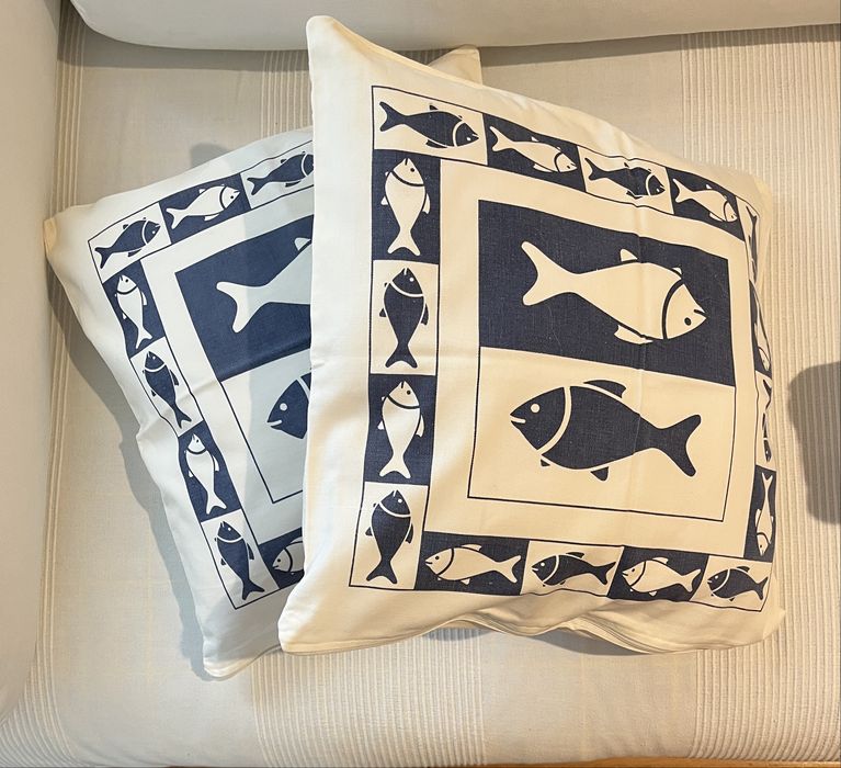 Lote 2 almofadas com recheio