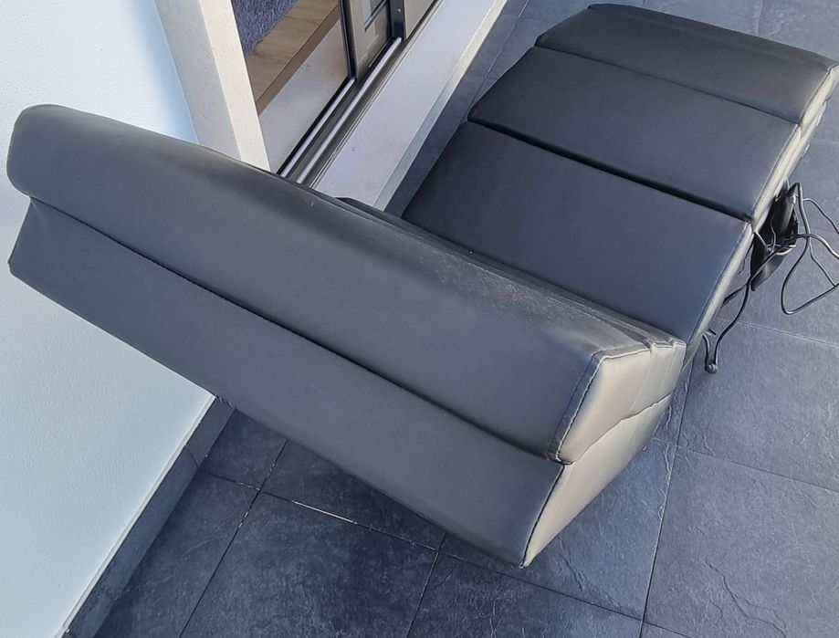 Sofa Cadeira longa preta