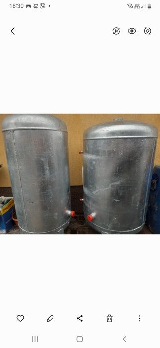 Оцинкований  гідрофор 150л. 200л.