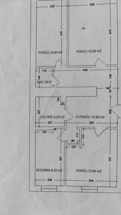 Giżycko ul Moniuszki mieszkanie 69,2 m2 na sprzedaż