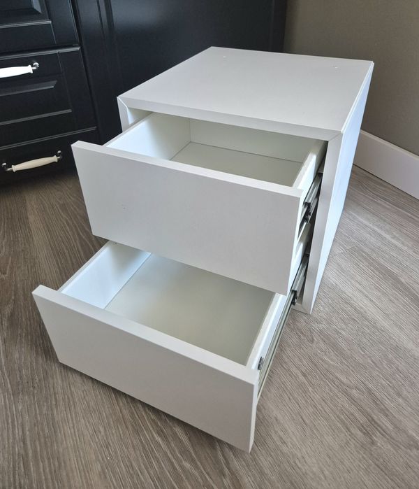 IKEA EKET Szafka dwie szuflady biała 35x35x35 cm