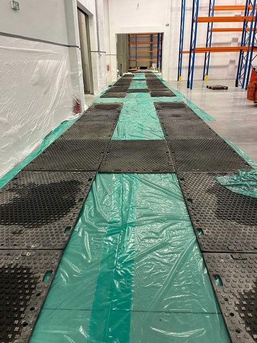 Płyty Drogowe do 35t Drogi Tymczasowe Płyty Gumowe Utwardzenie Drogi