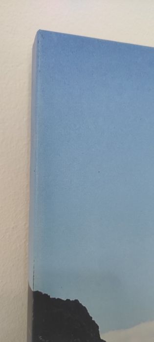 Quando grande com tela de fotografia de praia de Sesimbra