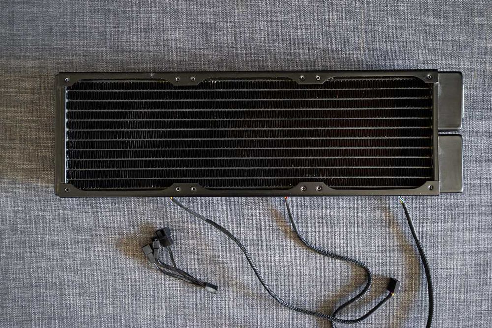 Radiador de cobre Alphacool Eisbaer LT360 360mm + 3 Ventoinhas 120mm