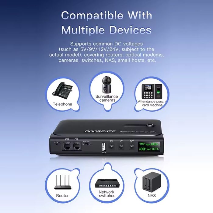 Дбж Ups DOCREATE 36W DC1036L