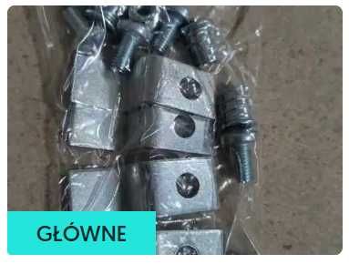 komplet śrub oraz elementów mocujących