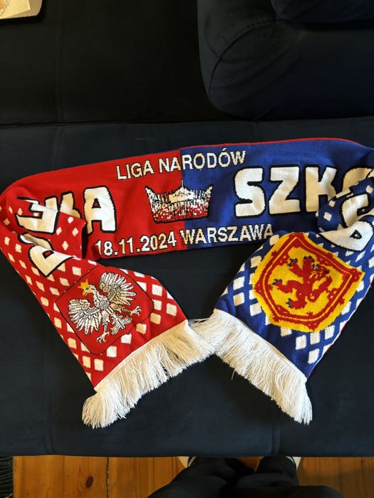 Szalik kibicow Polska Szkocja