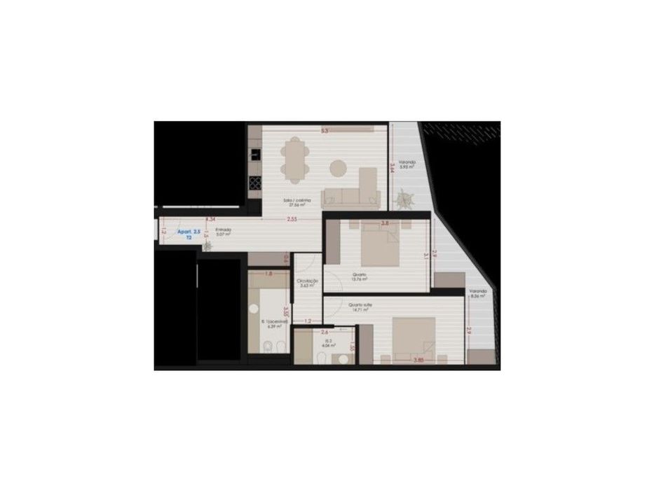 Apartamento T2 Vila Nova de Gaia - Junto ao El Corte Inglês