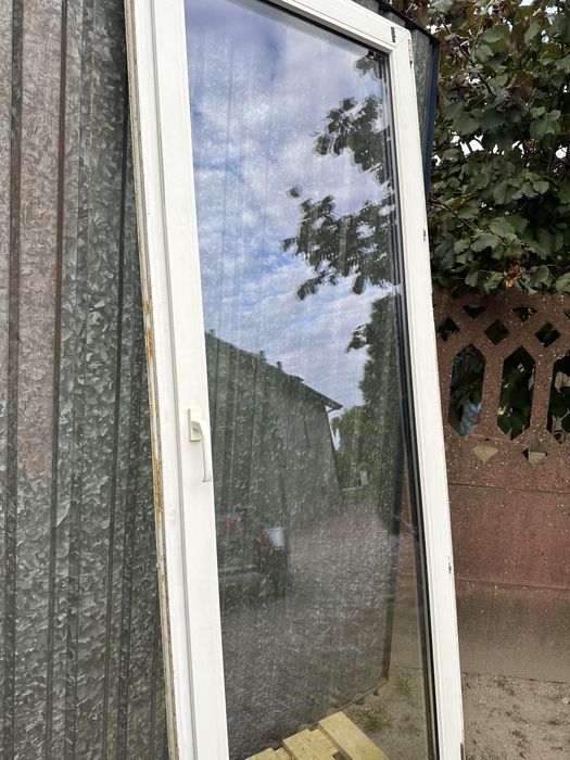 Okno balkonowe,plastikowe 86,5/223