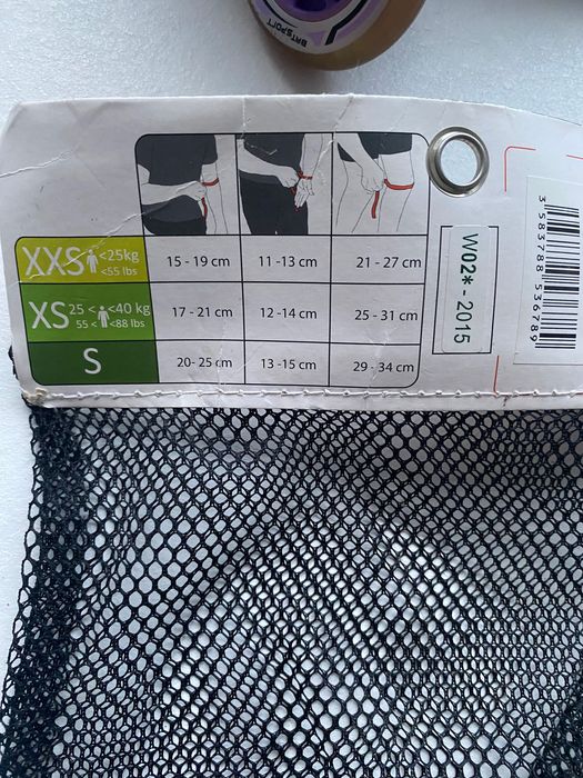 Zestaw rolk regulowanei 26-29 kask ochraniacze oxelo