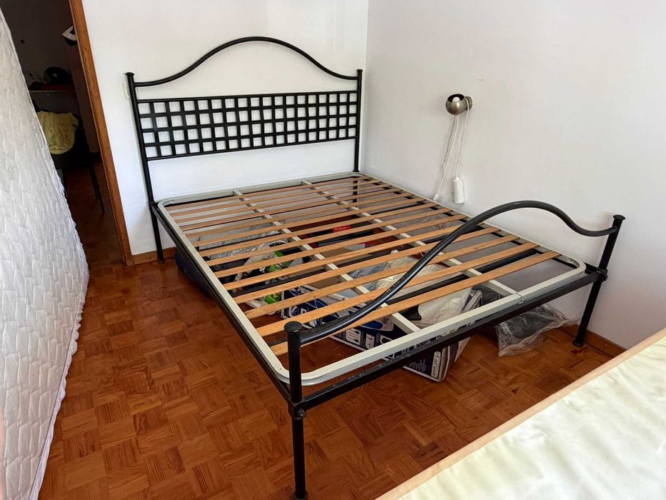 Cama de casal de ferro 160 - Só até final de junho