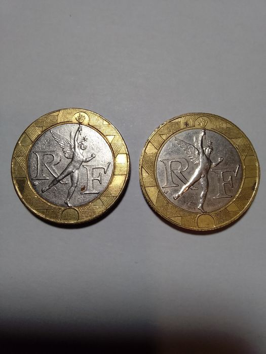 .Lote de 3 Moedas de 1989, 1991 e 1974/77