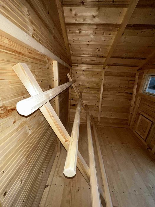 Kurnik dla kur z otwieranym jajecznikiem 350x200x210cm