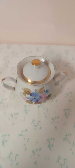 Чайний сервіз Кремгэс з росписом Сирень СССР Вінтаж