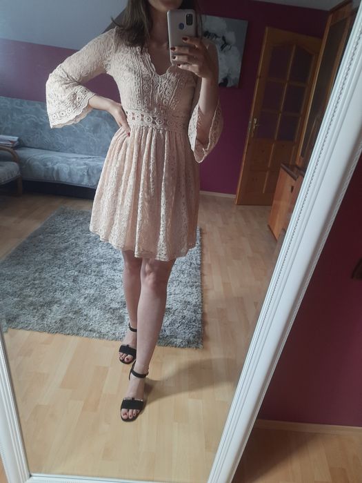 Koronkowa sukienka w stylu boho Lille Rose M