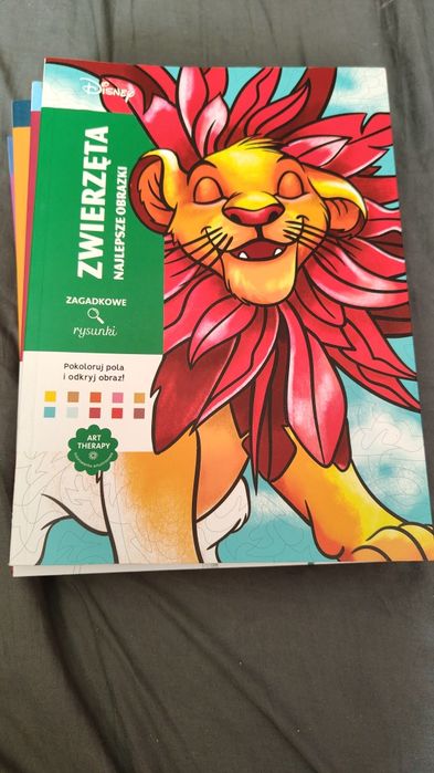 Zwierzęta. Kolorowanka po numerach. Art Therapy