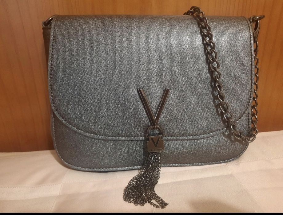 Vendo mala valentino by mario valentino cinza prateada