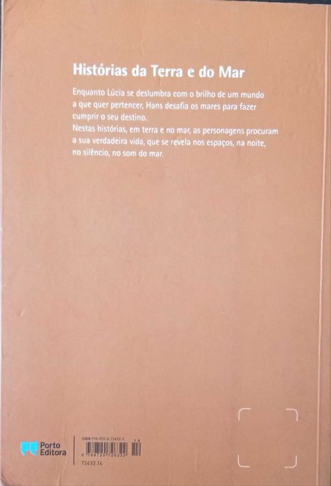 Livro "Histórias da Terra e do Mar" de Sophia de Mello Breyner.