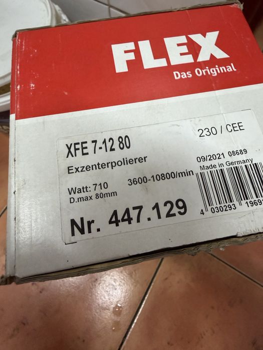 Polerka dual action flex xfe 7-12 80  710w detailing meblarstwo