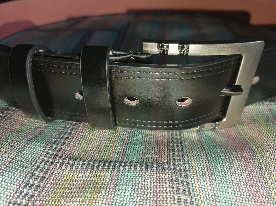 Чоловічий ремінь із натуральної шкіри 50-130 см.