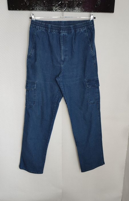 Крутые свободные джинсы мом спортивные штаны с карманами карго багги