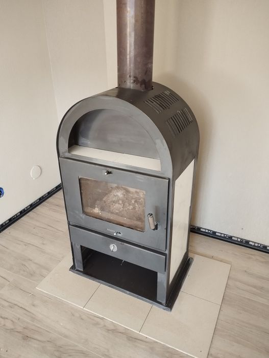 Камин фен на дровах