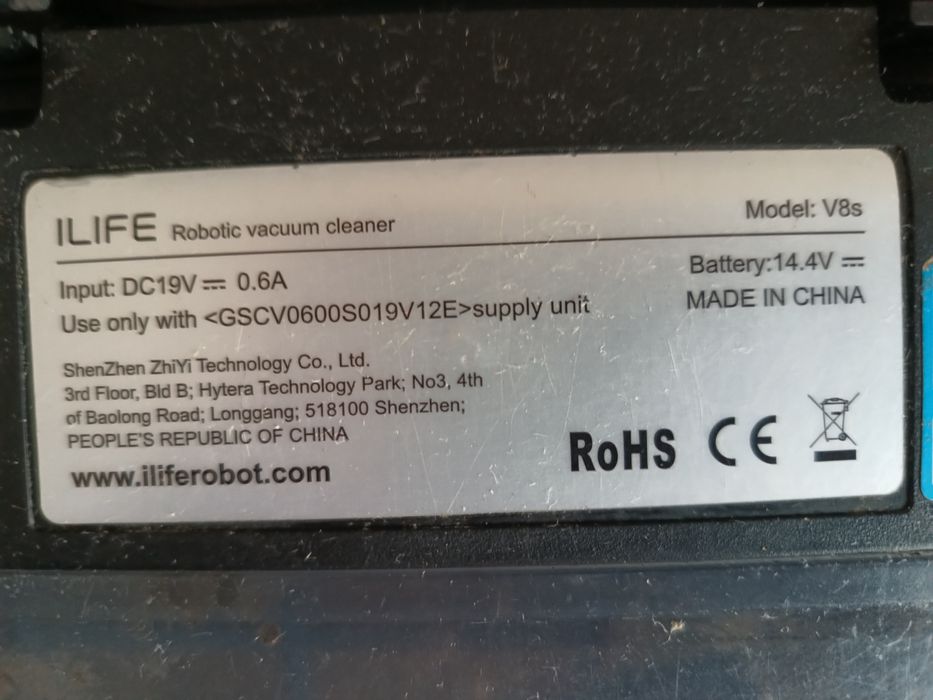 Robot sprzątający ILIFE V8S na części
