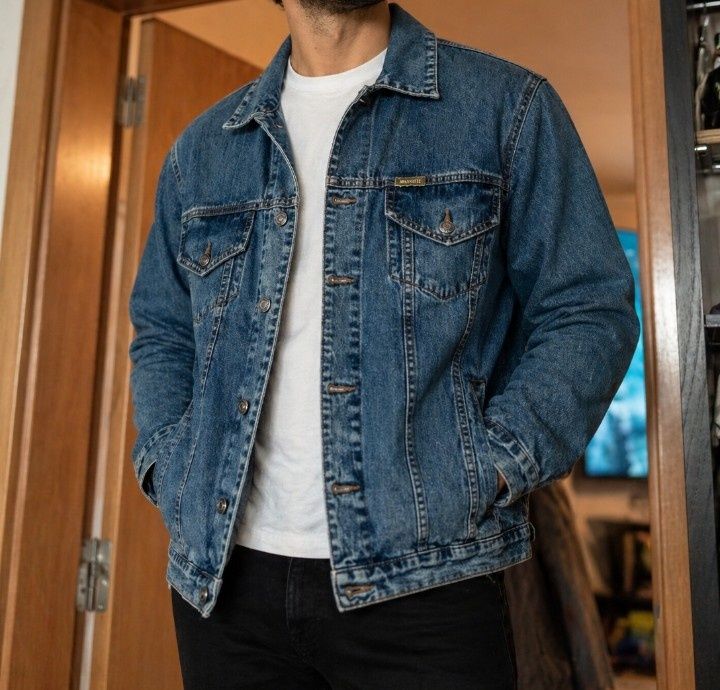 Casaco de ganga para homem