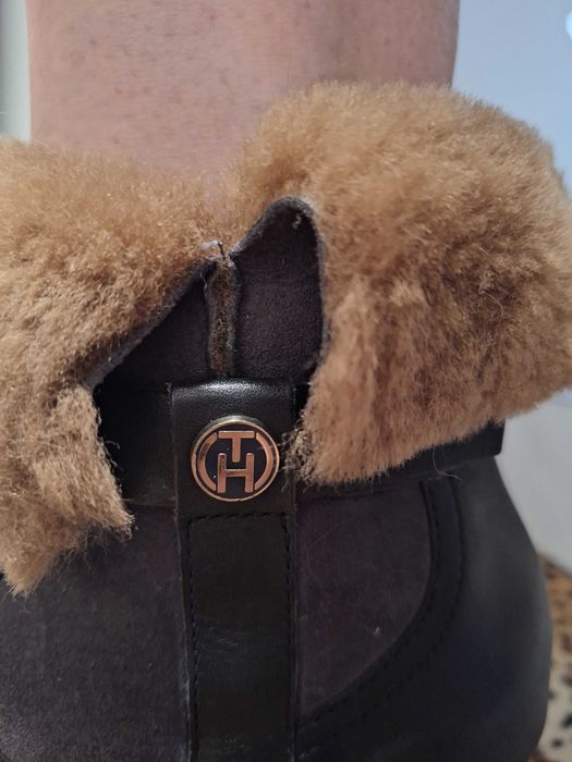 Botki Tommy Hilfiger. 38 ocieplane
