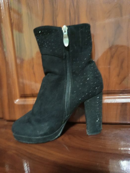 Черевики весна осінь замшеві