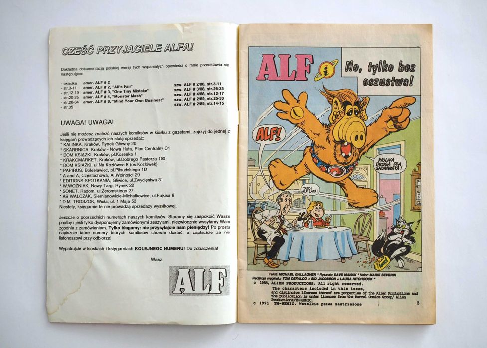 Komiksy Alf nr2 + Mickey Mouse