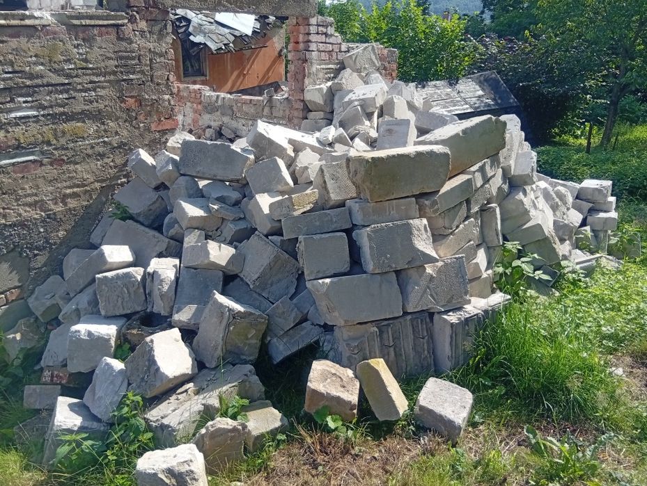 Oddam za darmo bloczki beton komórkowy