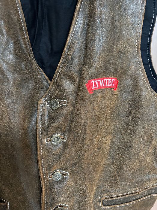 Obniżka Kamizelka skórzana nieużywana Żywiec