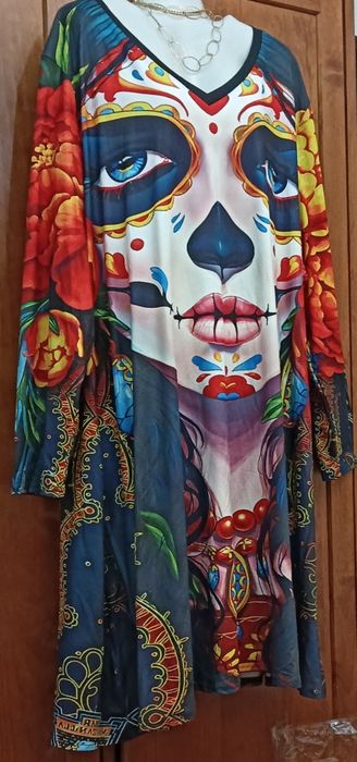 vestido de tamanho grande