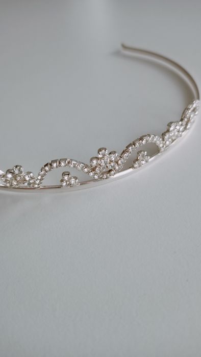 Diadem ślubny mały