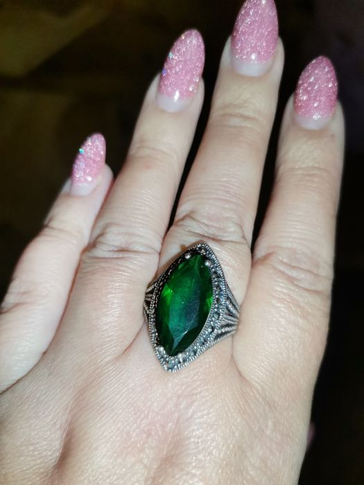 Кольцо серебро 925