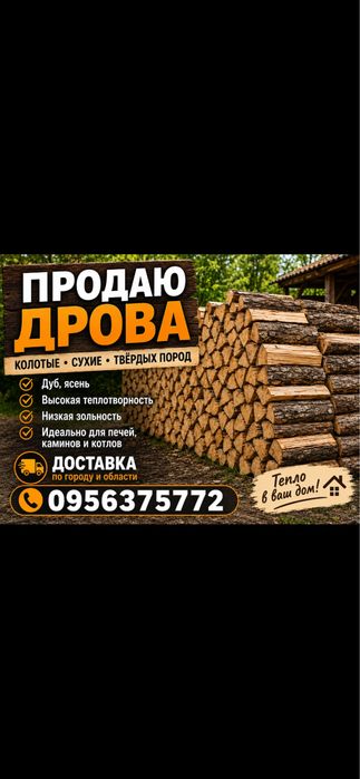 Продам дрова твердых пород