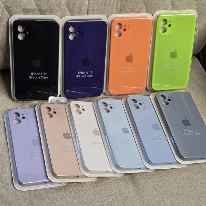 Квадратный чехол для iPhone 11 чохол з квадратними бортами айфон 11