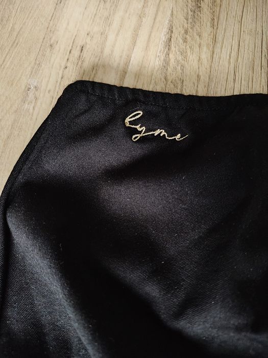 Komplet By me Top , spodnie dziwny rozmiar S czarny