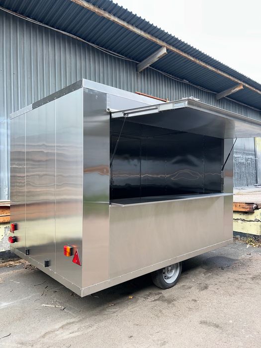 Торговий причіп кіоск  кафе на колесах, кав'ярня, фаст-фуд, фудтрак