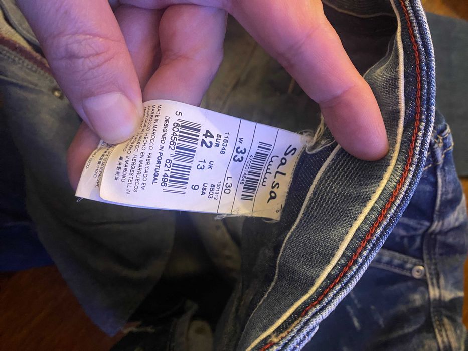 Calça de Ganga 1ST Level Em Bom Estado Tamanho 33